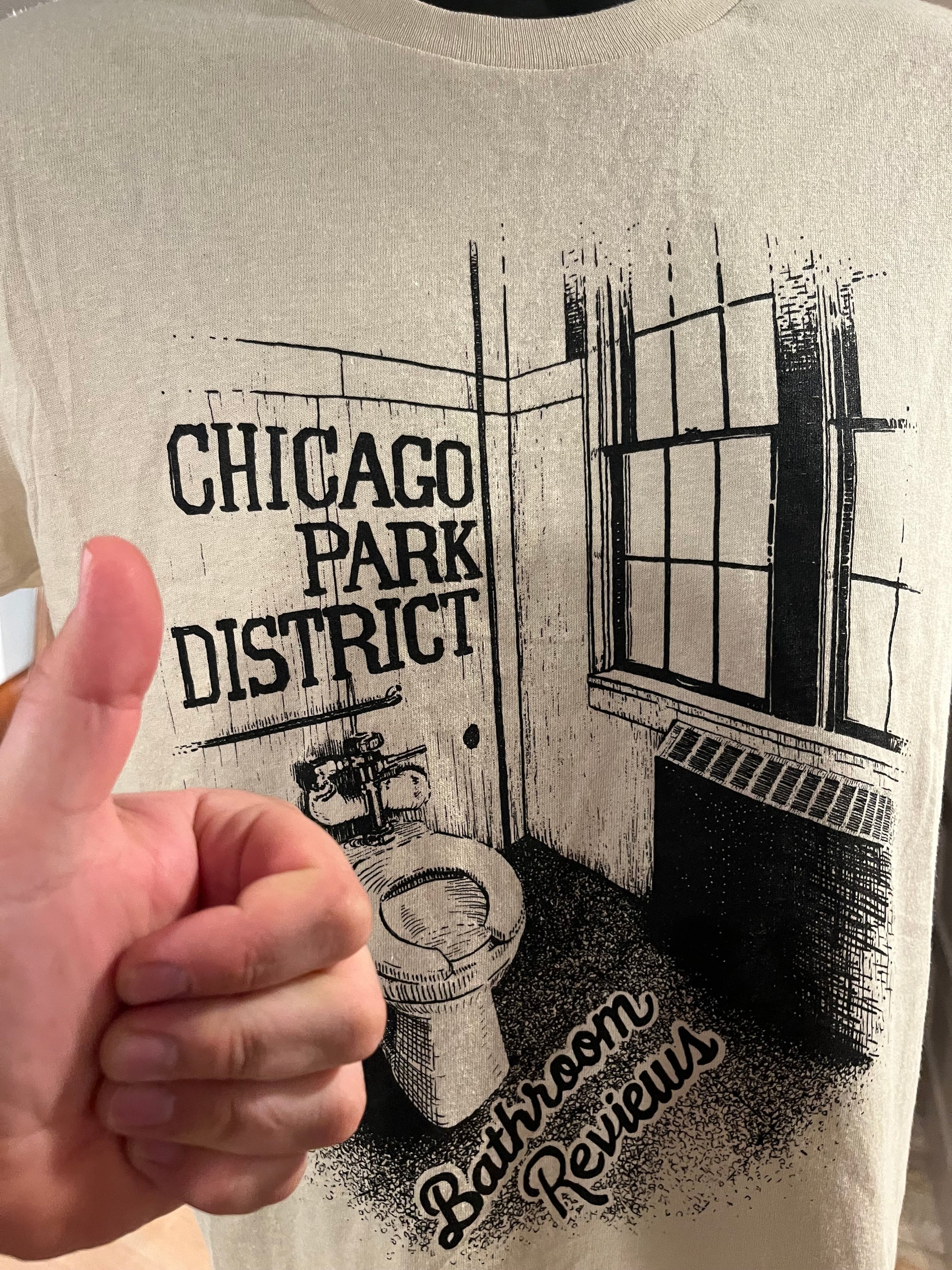 the Real Chicago Park Distric tBathroom Review Shirt